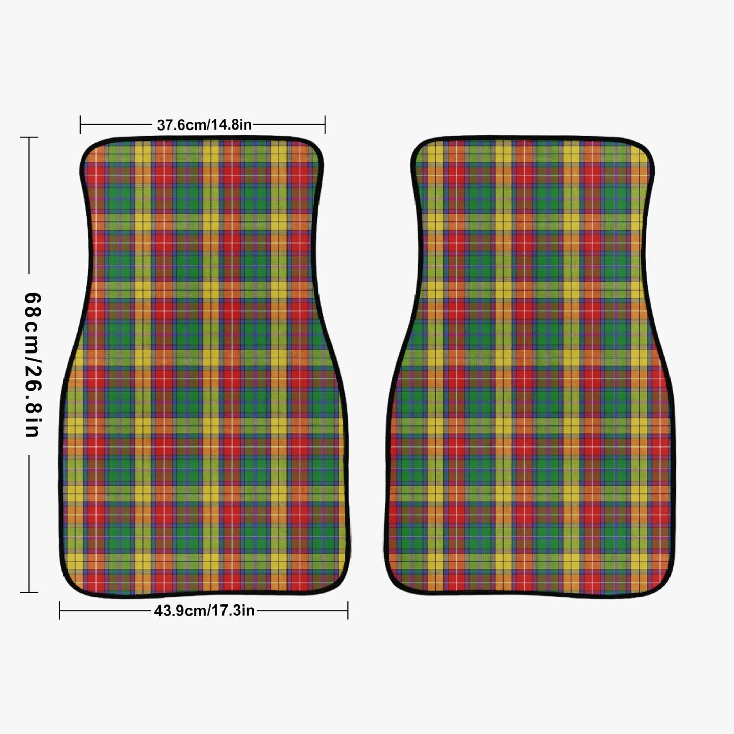 Clan Buchanan Car Floor Mats - 2Pcs