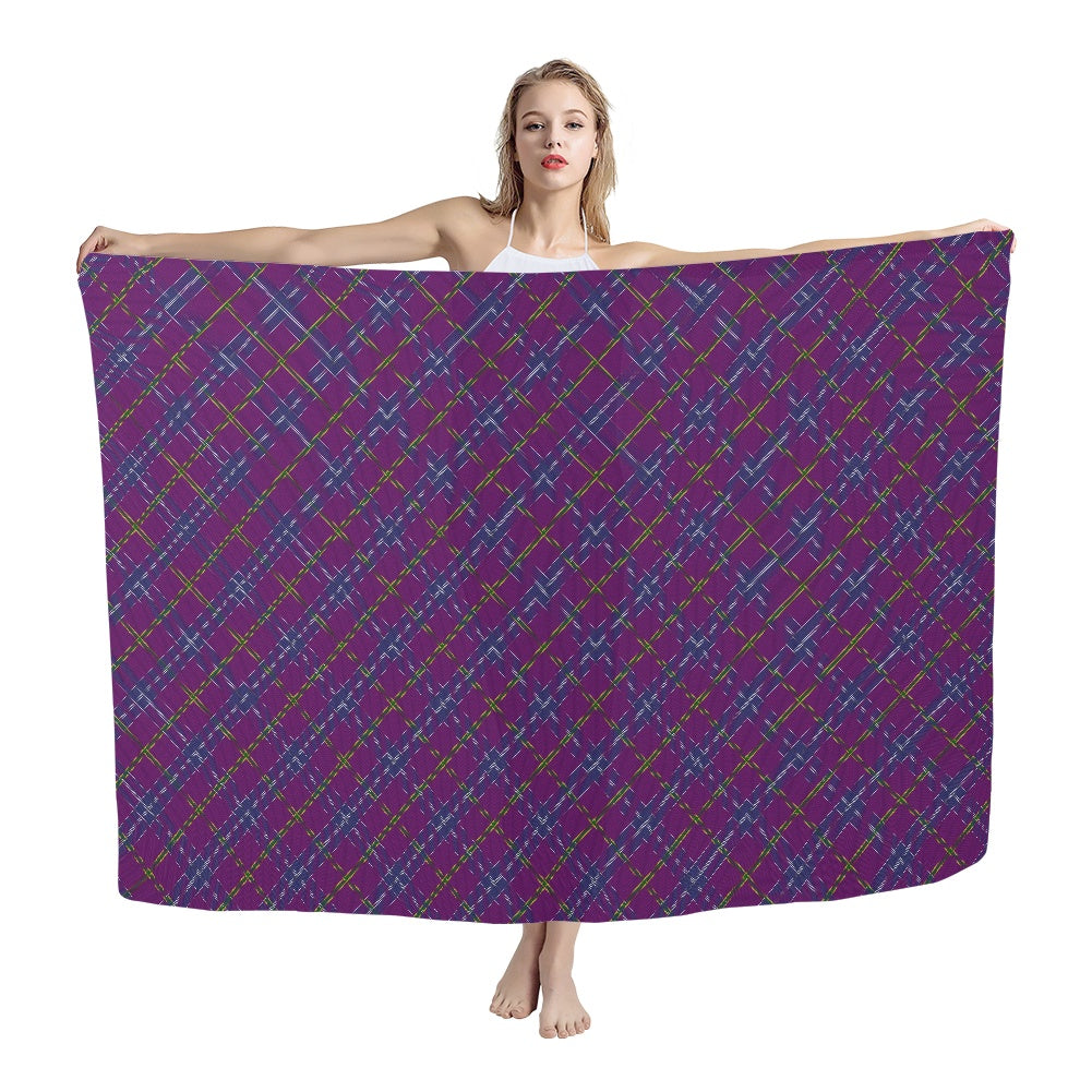 Clan Jackson Tartan Bias Chiffon Scarf