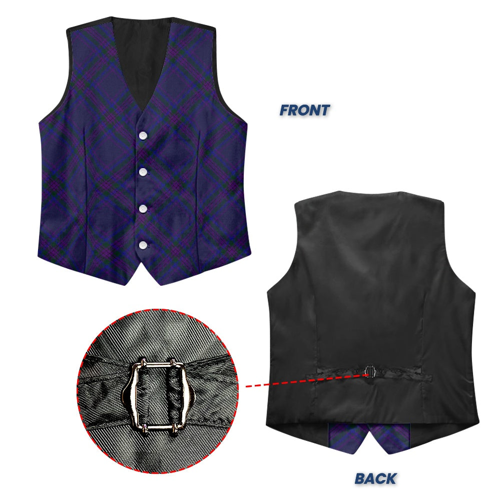 Spirit of Scotland Tartan Bias Suit vest jacket