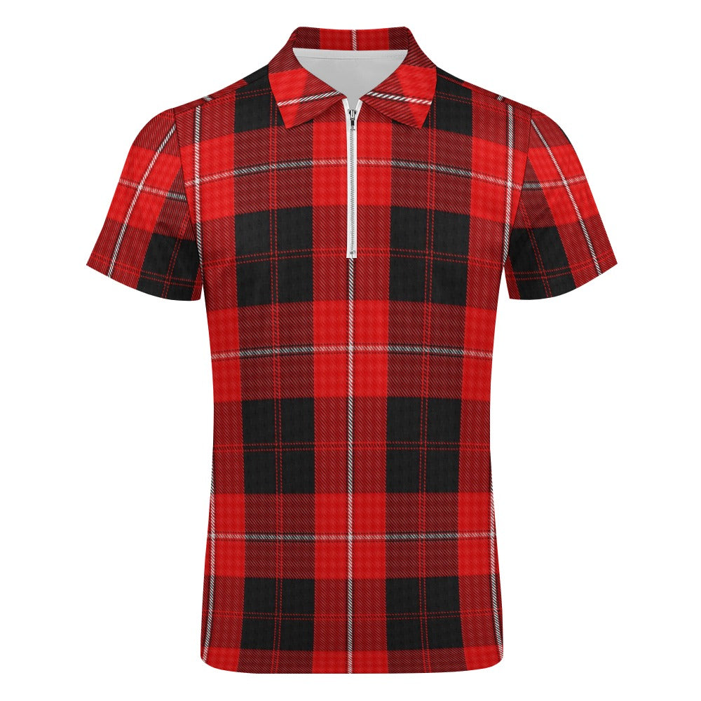 Clan Cunningham Tartan Short sleeve polo shirt