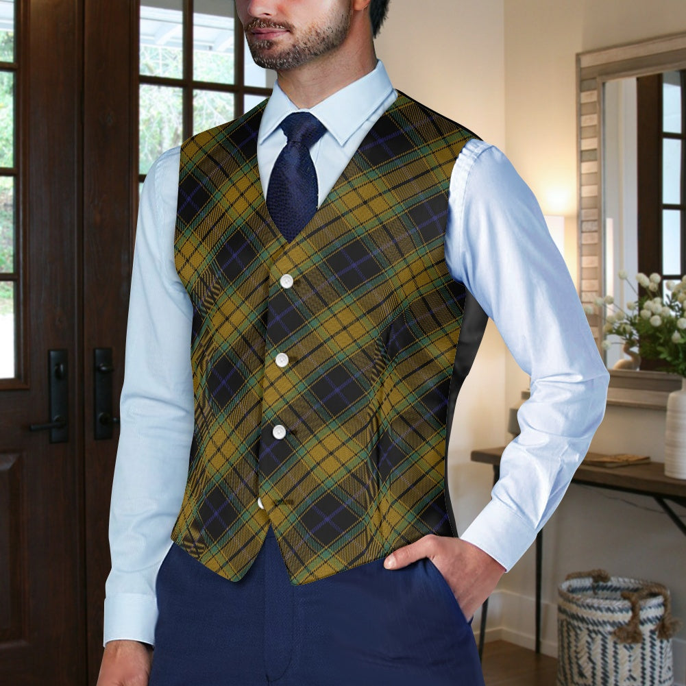 Breizh | Breton | Bretagne Bro-Leon Tartan Bias Suit vest jacket