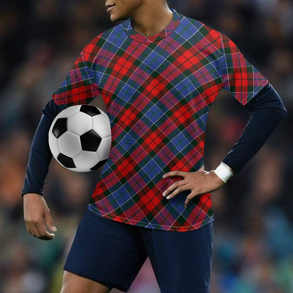 Clan Paterson Red Tartan Football Shirt