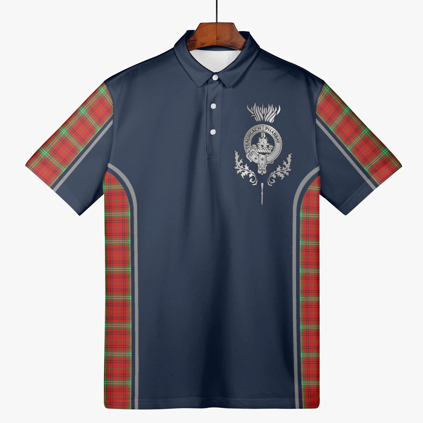 Clan Morrison Crest & Tartan Polo Shirt