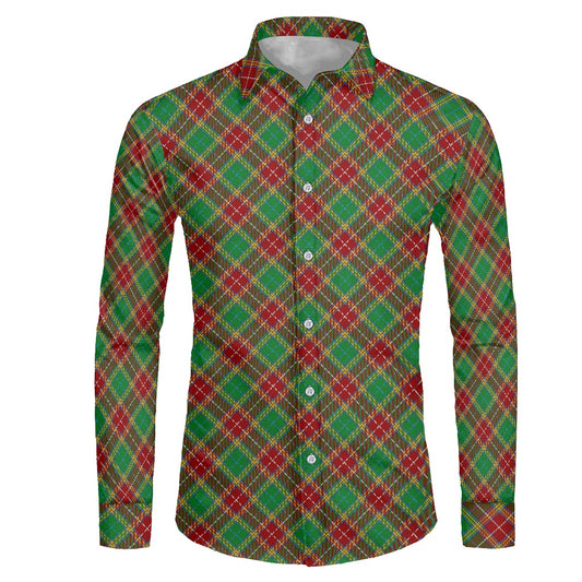 Clan Baxter Tartan long-sleeved shirt