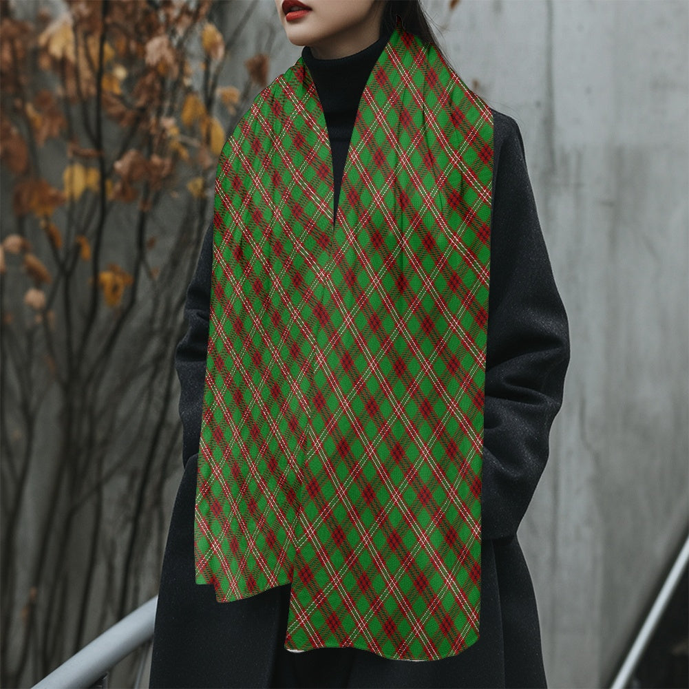 Clan MacCall Tartan Fluffy scarf