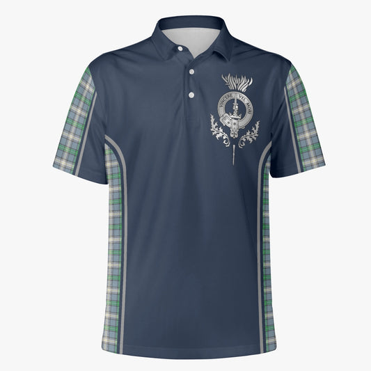 Clan MacDowall Crest & Tartan Polo Shirt