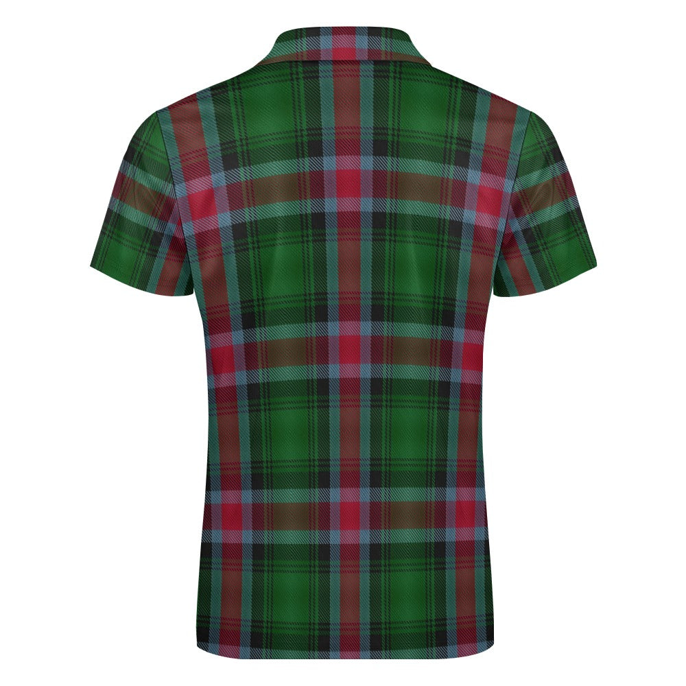 US State - Georgia Tartan Short sleeve polo shirt