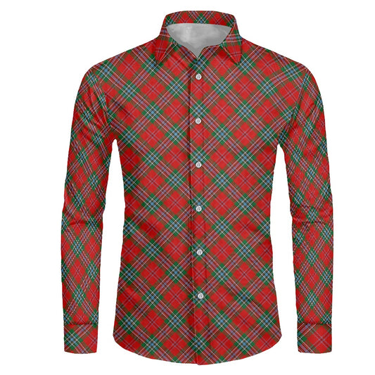 Clan MacLean Tartan Men's long-sleeved shirt