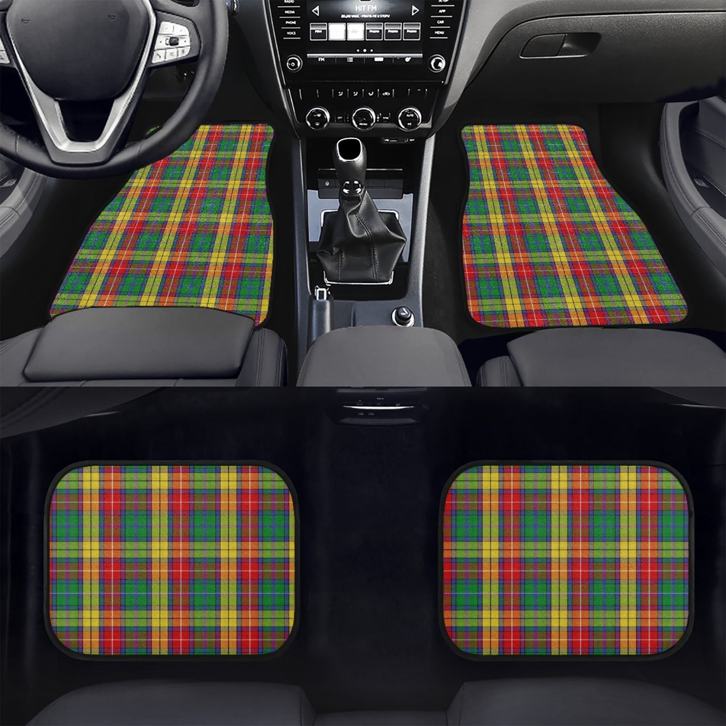 Clan Buchanan Car Floor Mats - 4Pcs