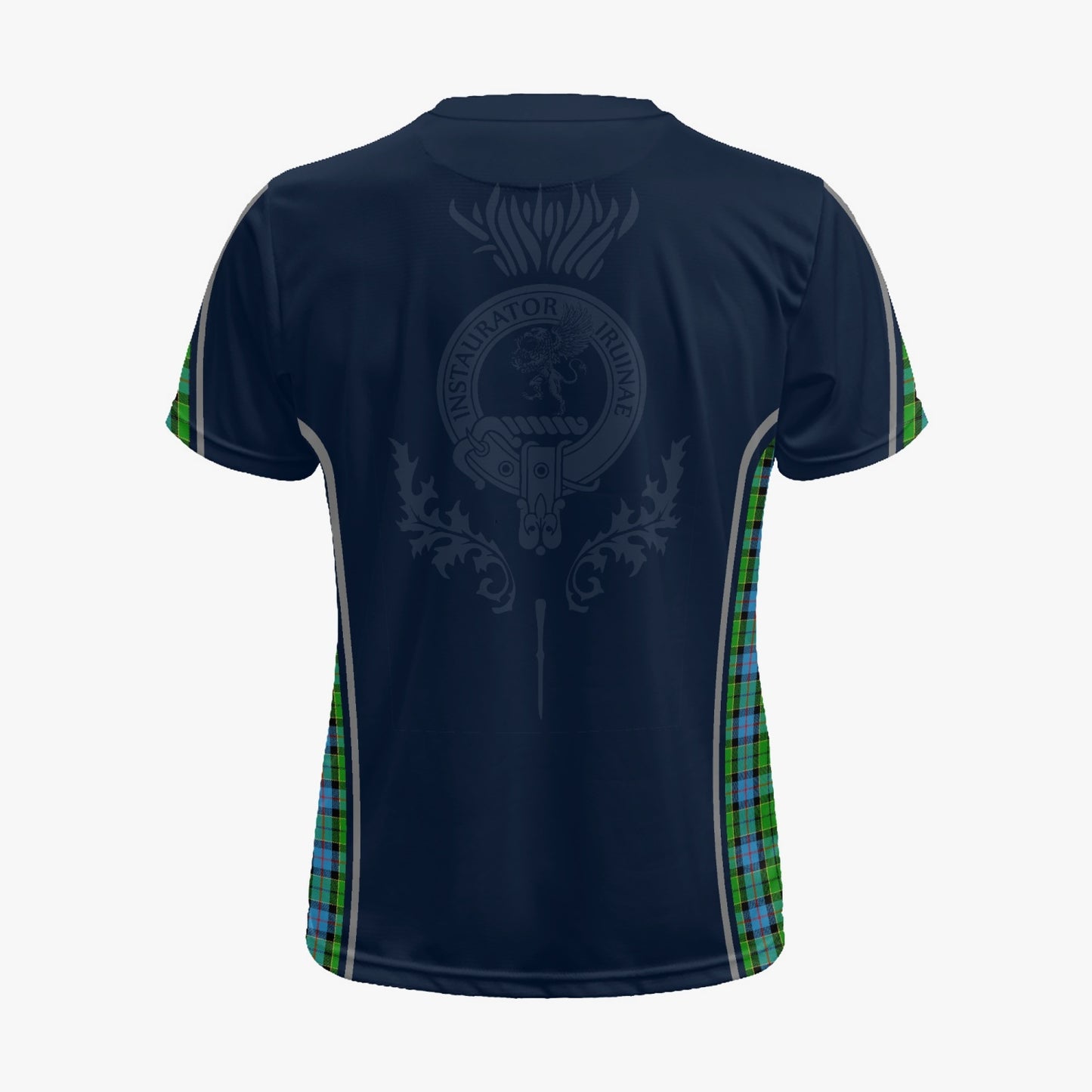 Clan Forsyth Crest & Tartan Soccer Jersey