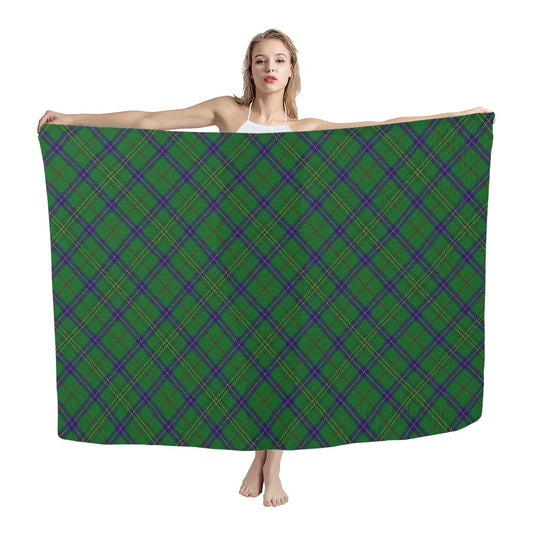 Clan Bartlett Tartan Bias Chiffon Scarf