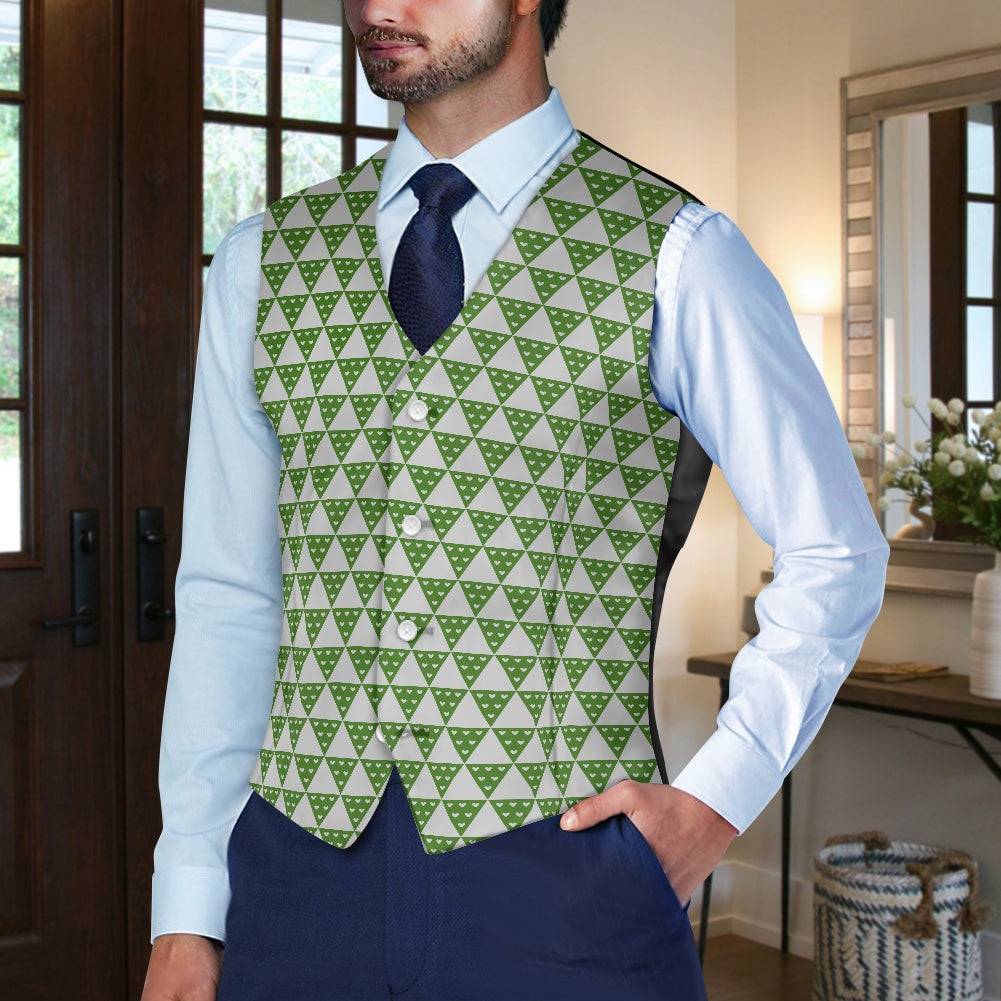 Wagara - Uroko Green Suit vest jacket
