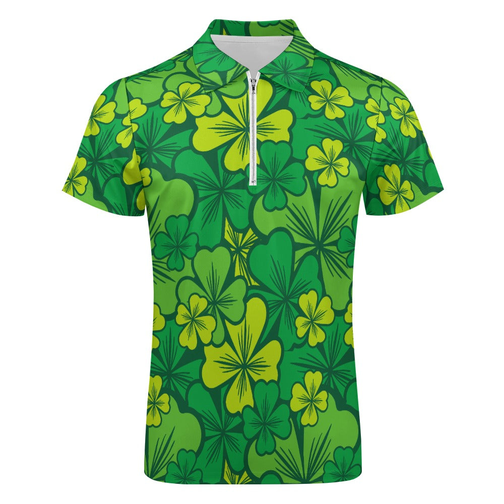 Irish Shamrock Short sleeve polo shirt