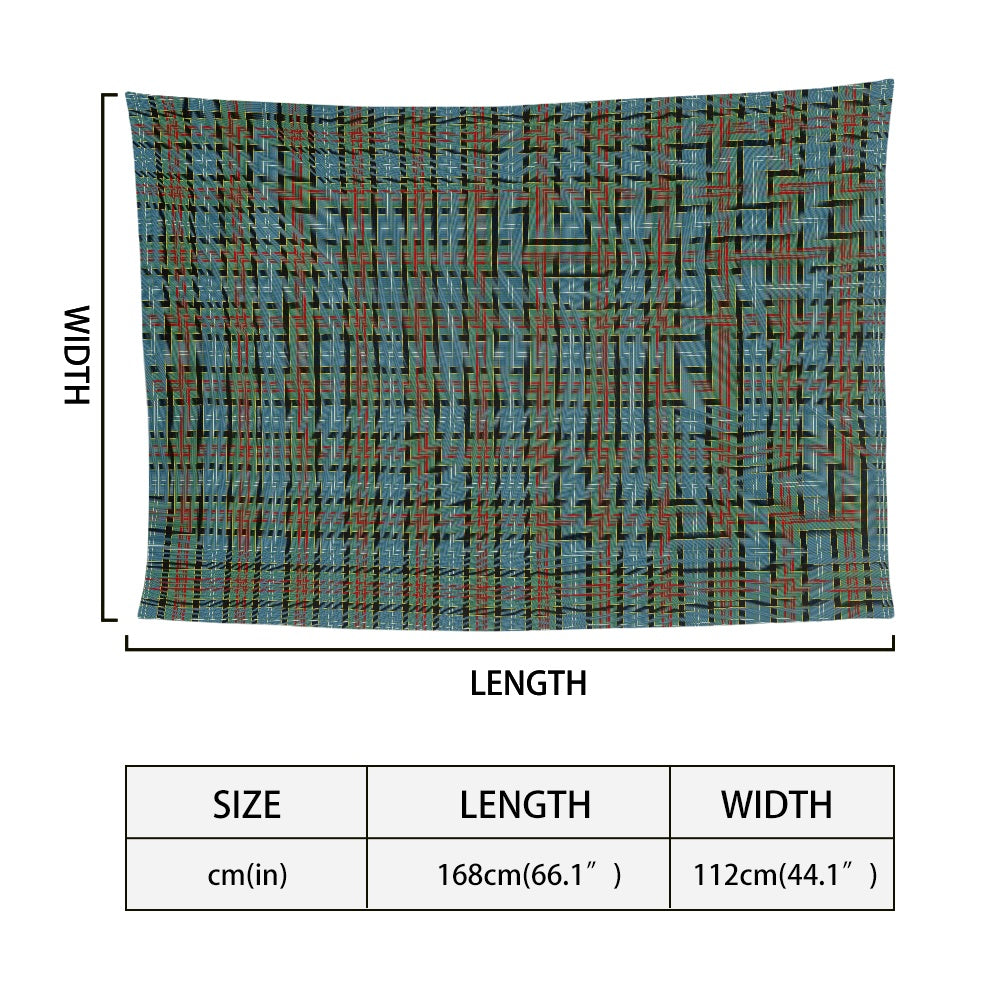 District - Paisley Tartan Chiffon Scarf