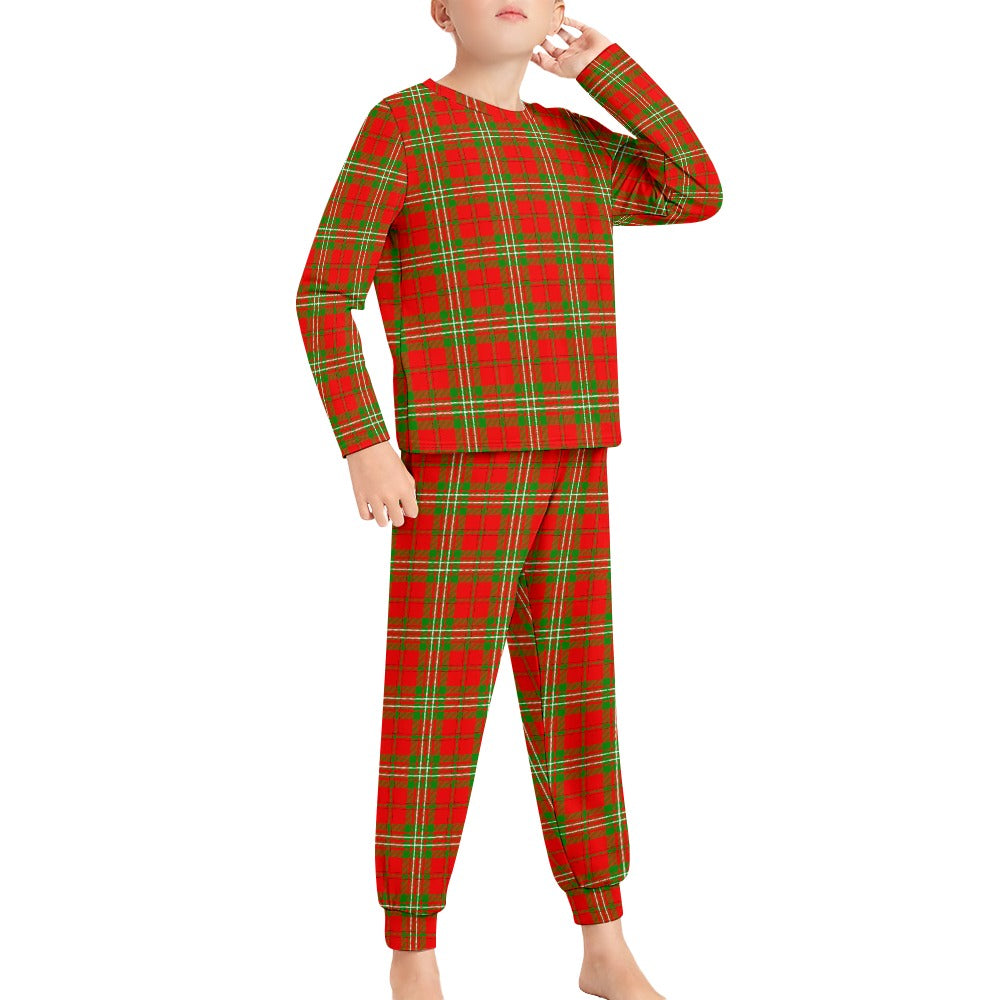 Clan Scott Tartan Boy's Pajama suit