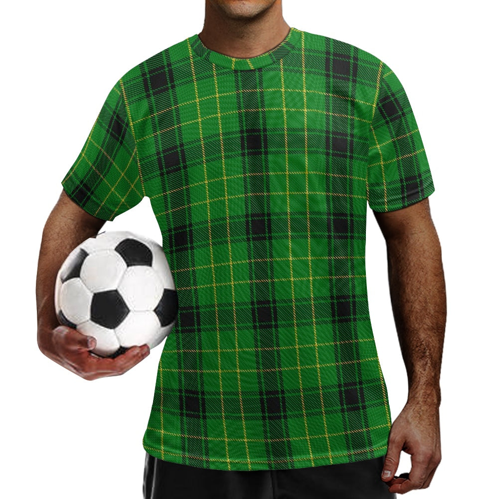 Clan MacArthur Tartan Football Shirt white