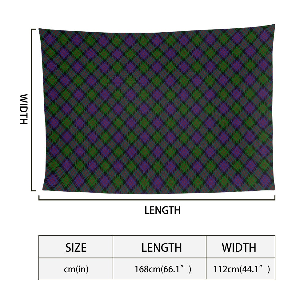Clan MacDonald Tartan Bias Chiffon Scarf