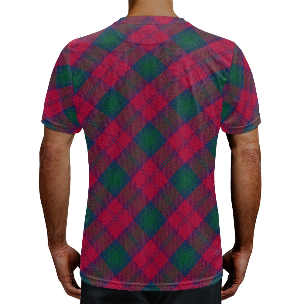 Clan Lindsay Tartan Football Shirt