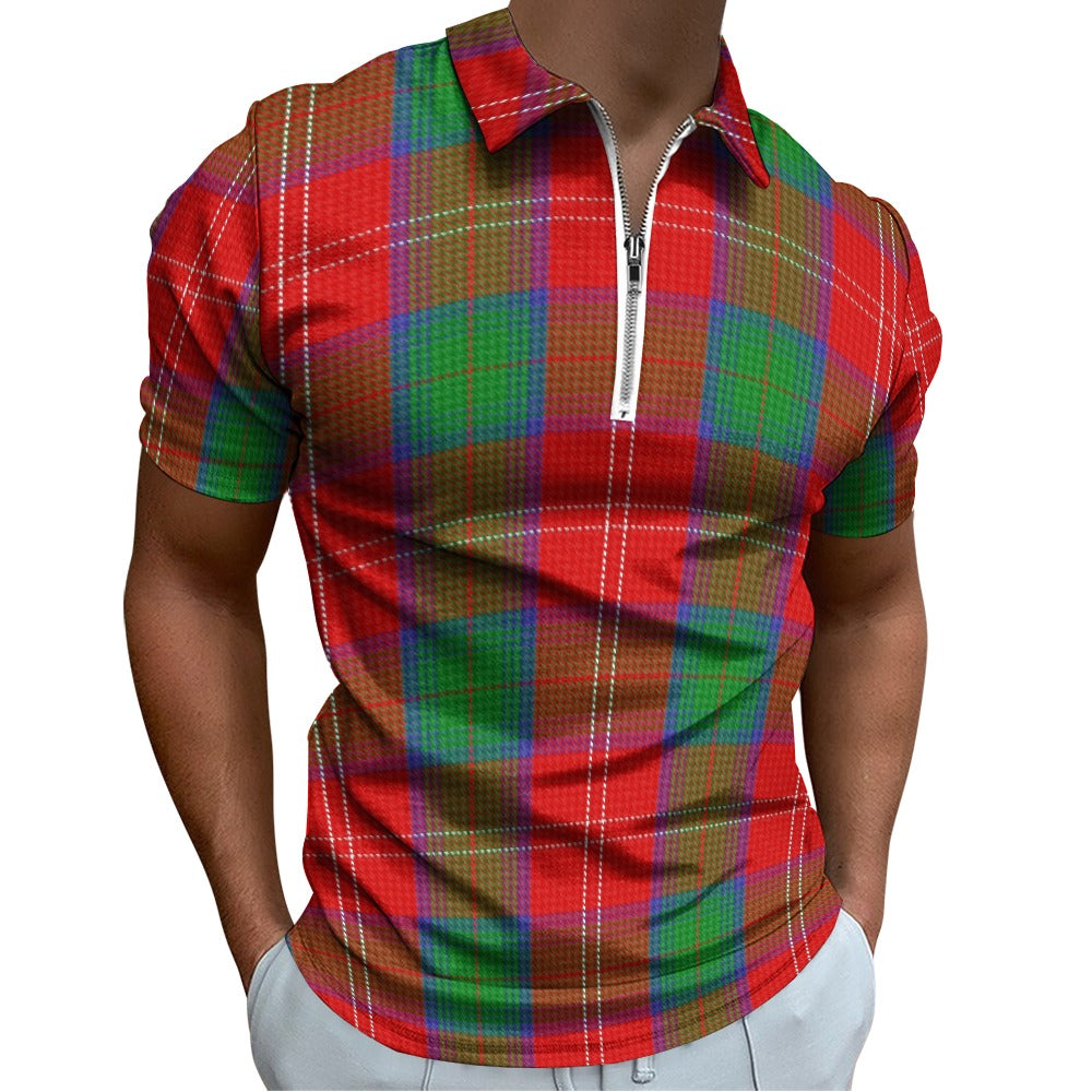 Clan Chisholm Tartan Short sleeve polo shirt