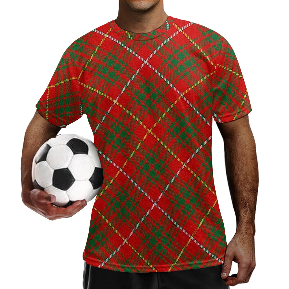 Clan Bruce Tartan Football Shirt