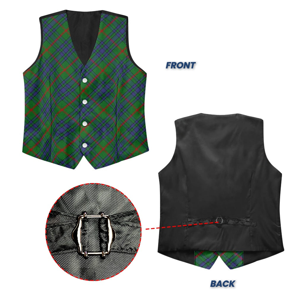 Clan Aiton Tartan Bias Suit vest jacket