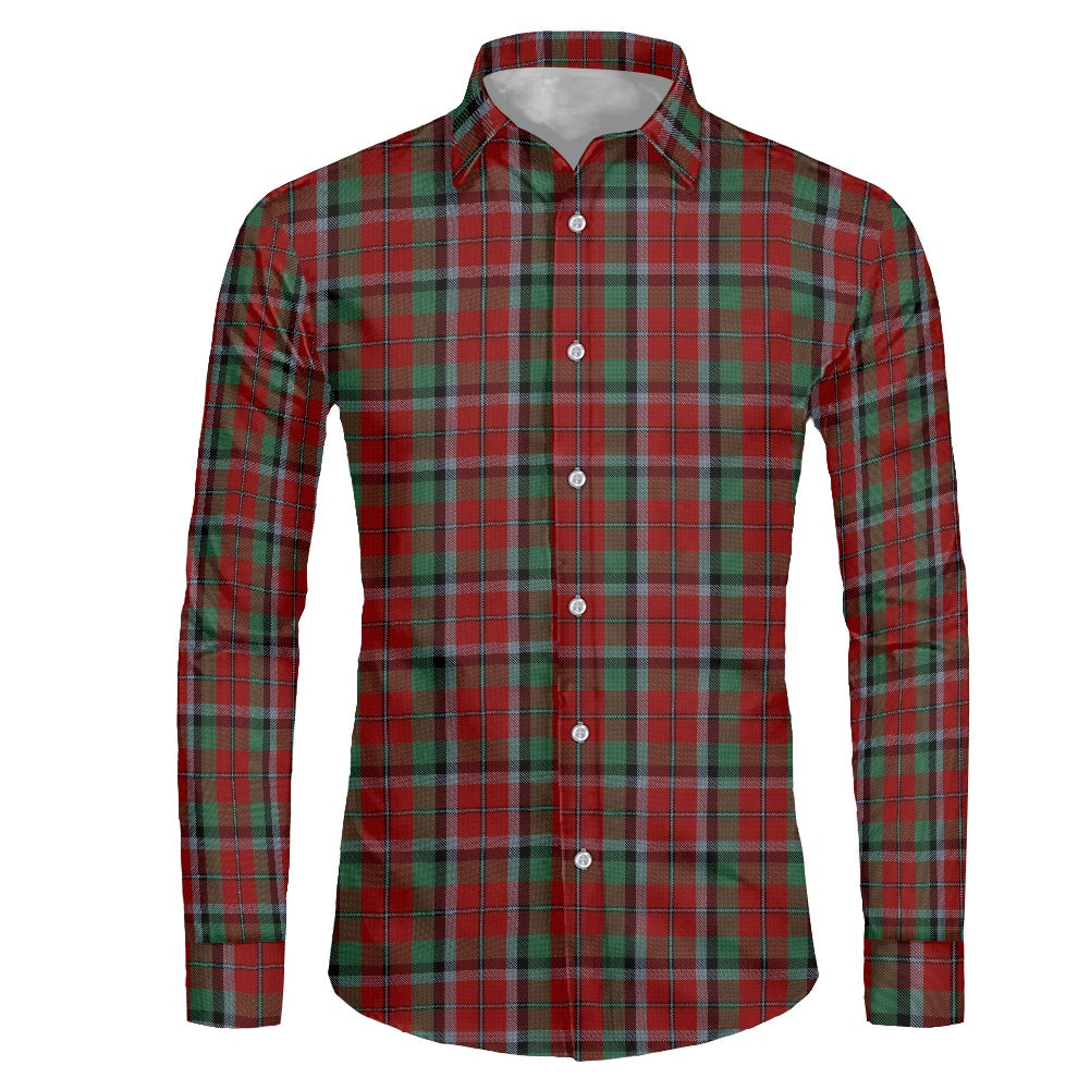 Clan Graham Red Tartan long-sleeved shirt