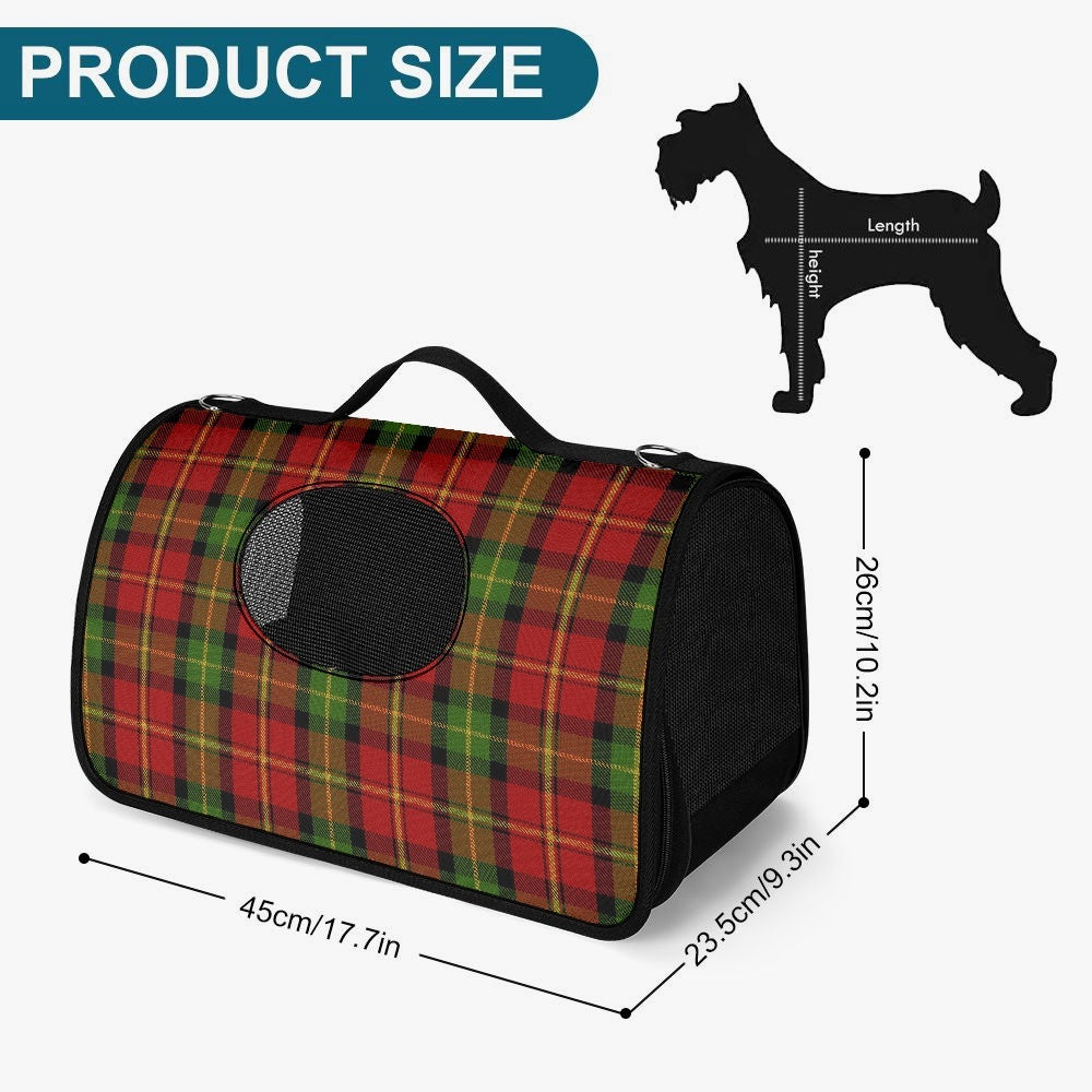 Clan Blackstock Tartan Pet Carrier Bag