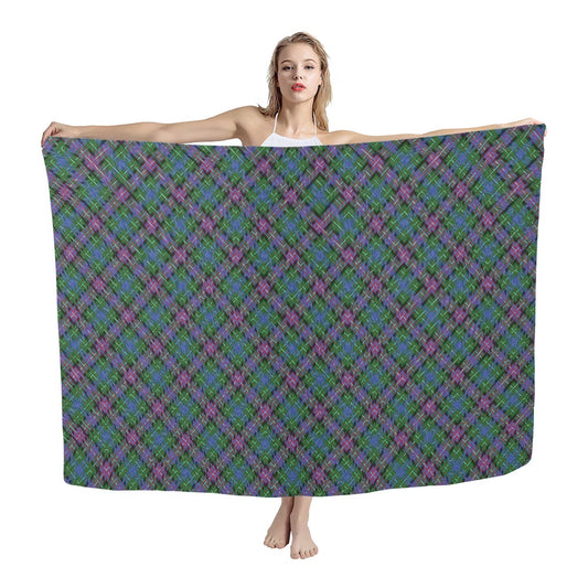Clan Rankin Tartan Bias Chiffon Scarf