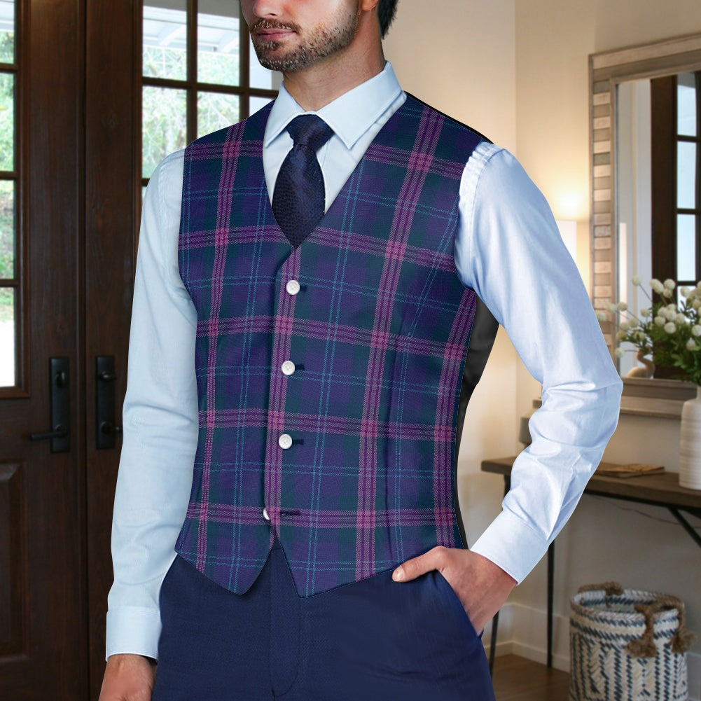 Great Scot Tartan Bias Suit vest jacket