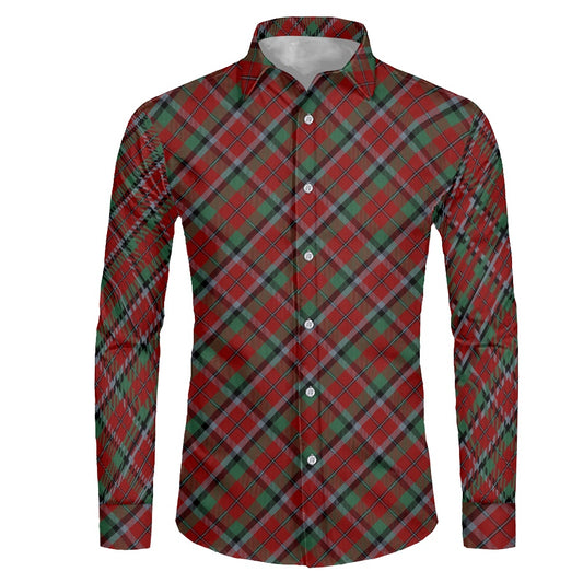 Clan Graham Red Tartan long-sleeved shirt