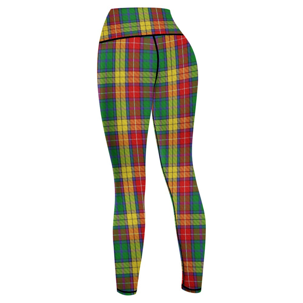 Clan Buchanan Tartan Women's Comfort Sports Yoga Pants