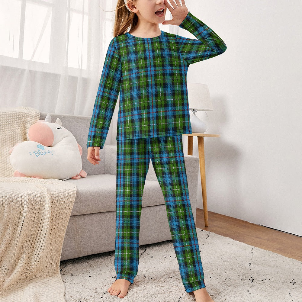 Clan MacKenzie Tartan Girl's Pajama suit