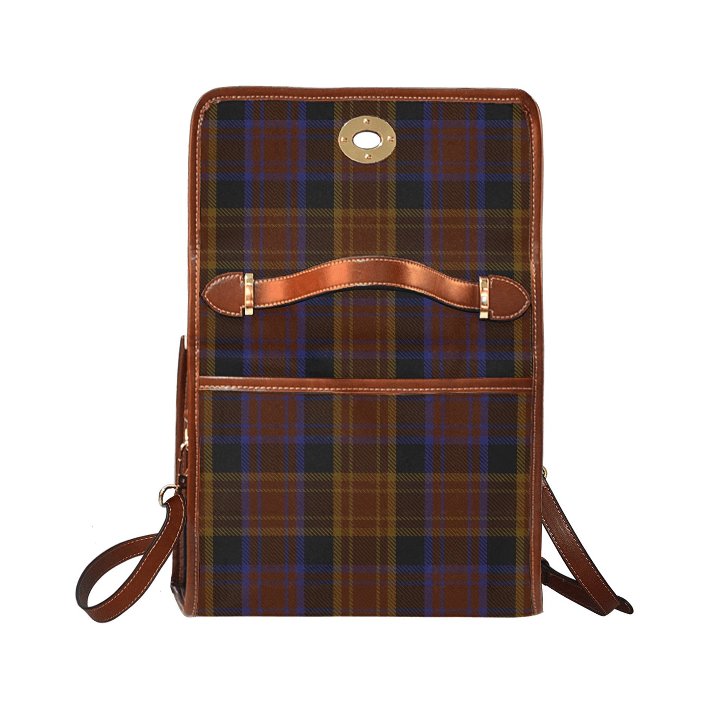 Irish County Laois Tartan Canvas Handbag