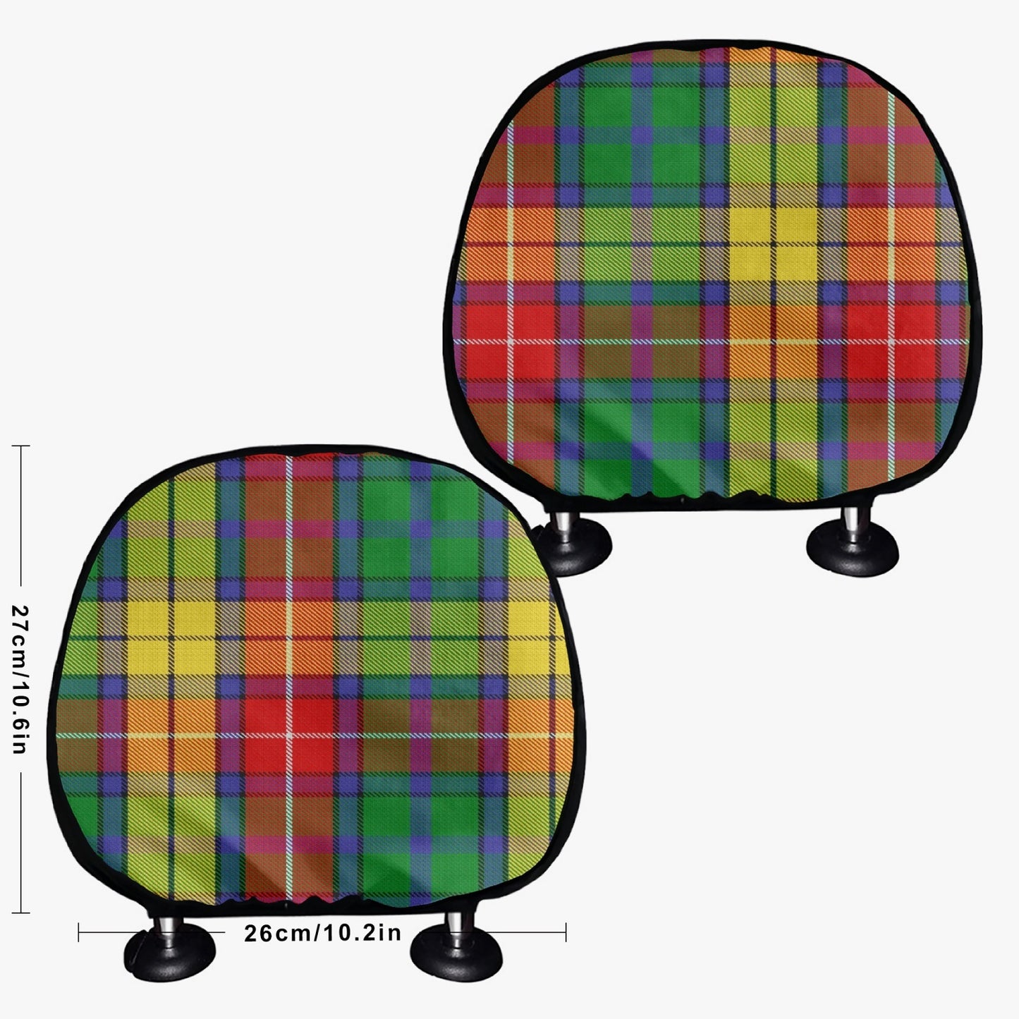 Clan Buchanan Car Headrest Covers - 2Pcs