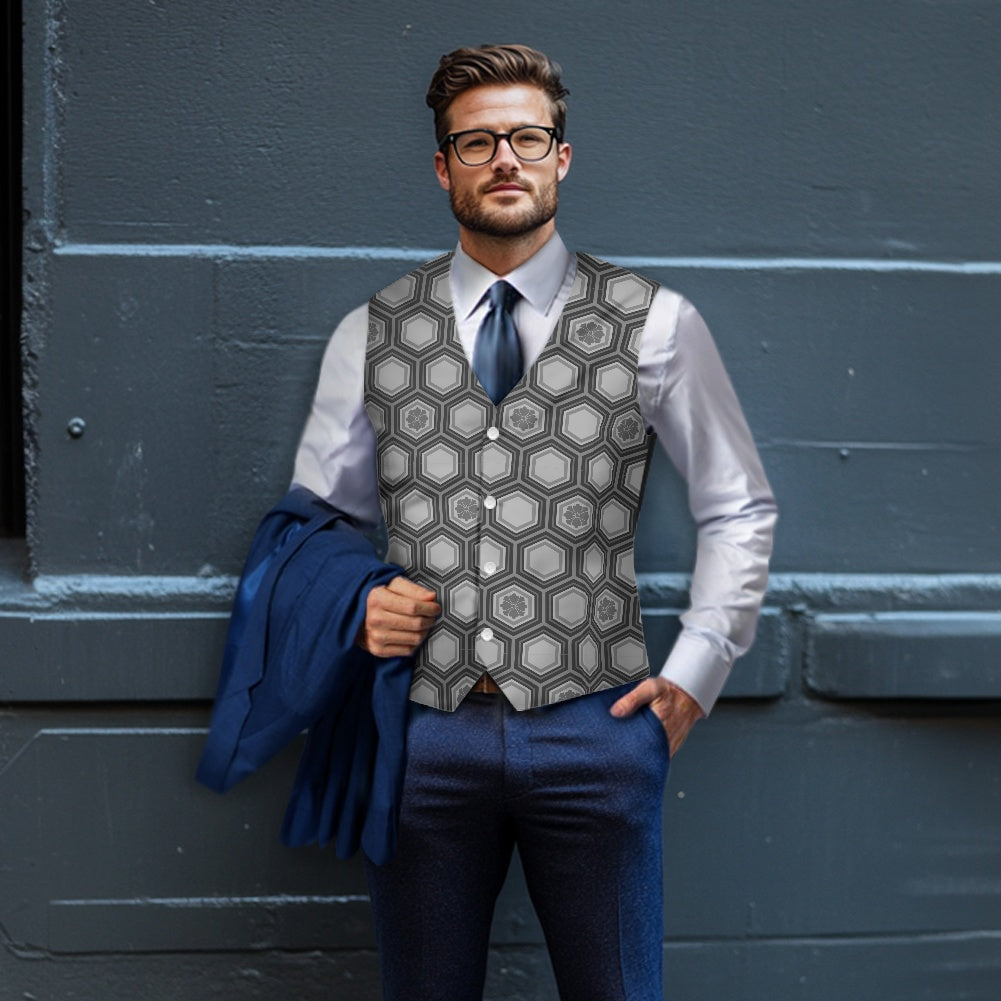 Japanese Wagara - Kikko Suit vest jacket