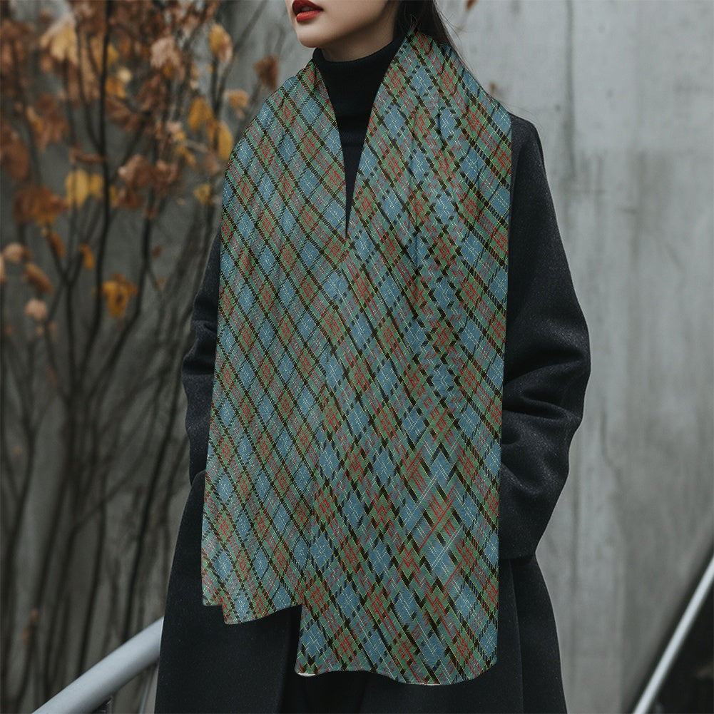 Clan Cathcart Tartan Fluffy scarf