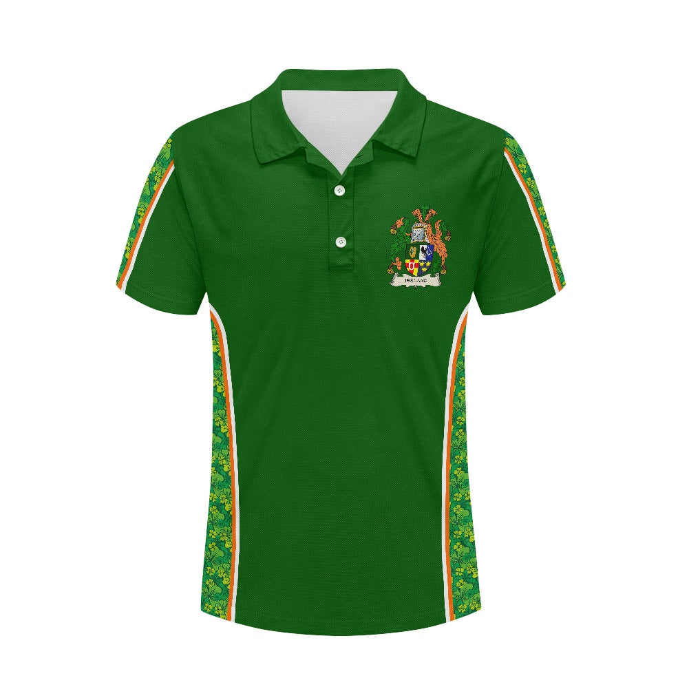 Irish Arms - Ireland Shamrock - Polo Shirt