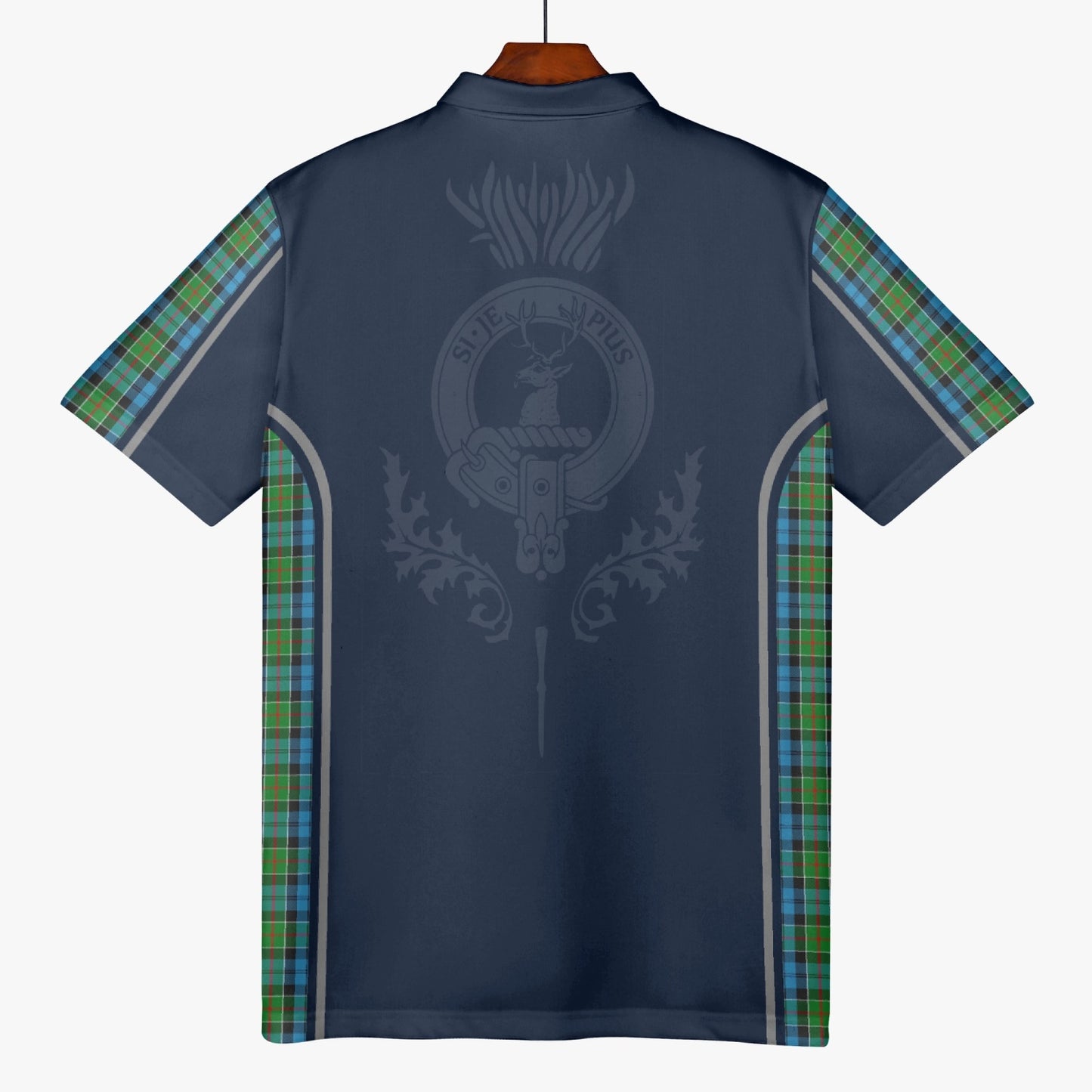 Clan Colquhoun Crest & Tartan Polo Shirt