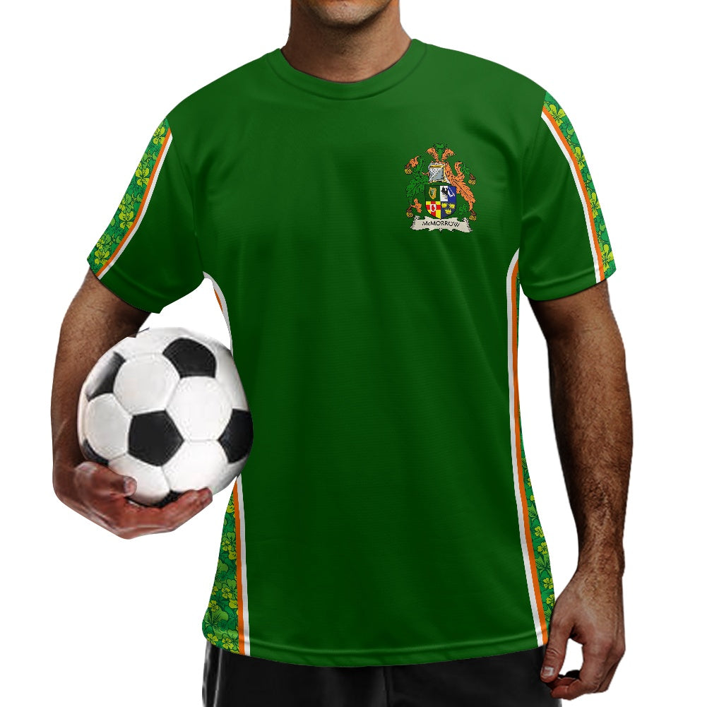 Irish National Arms + McMorrow Shamrock - Football Shirt