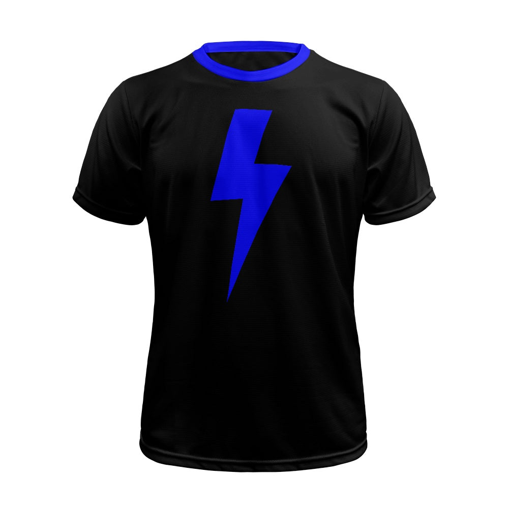 Lightning Bolt - Blue - Football Shirt