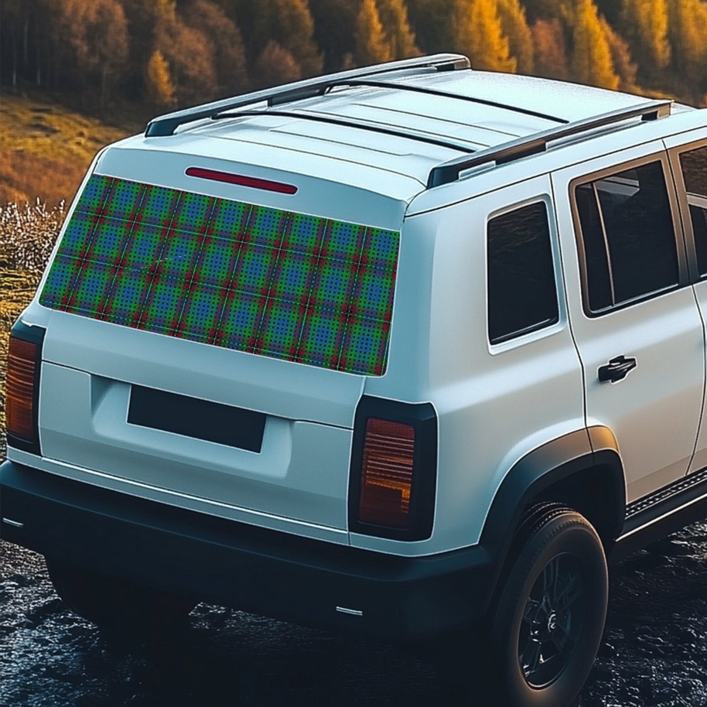 Clan Boyle Tartan Rear Window Decal