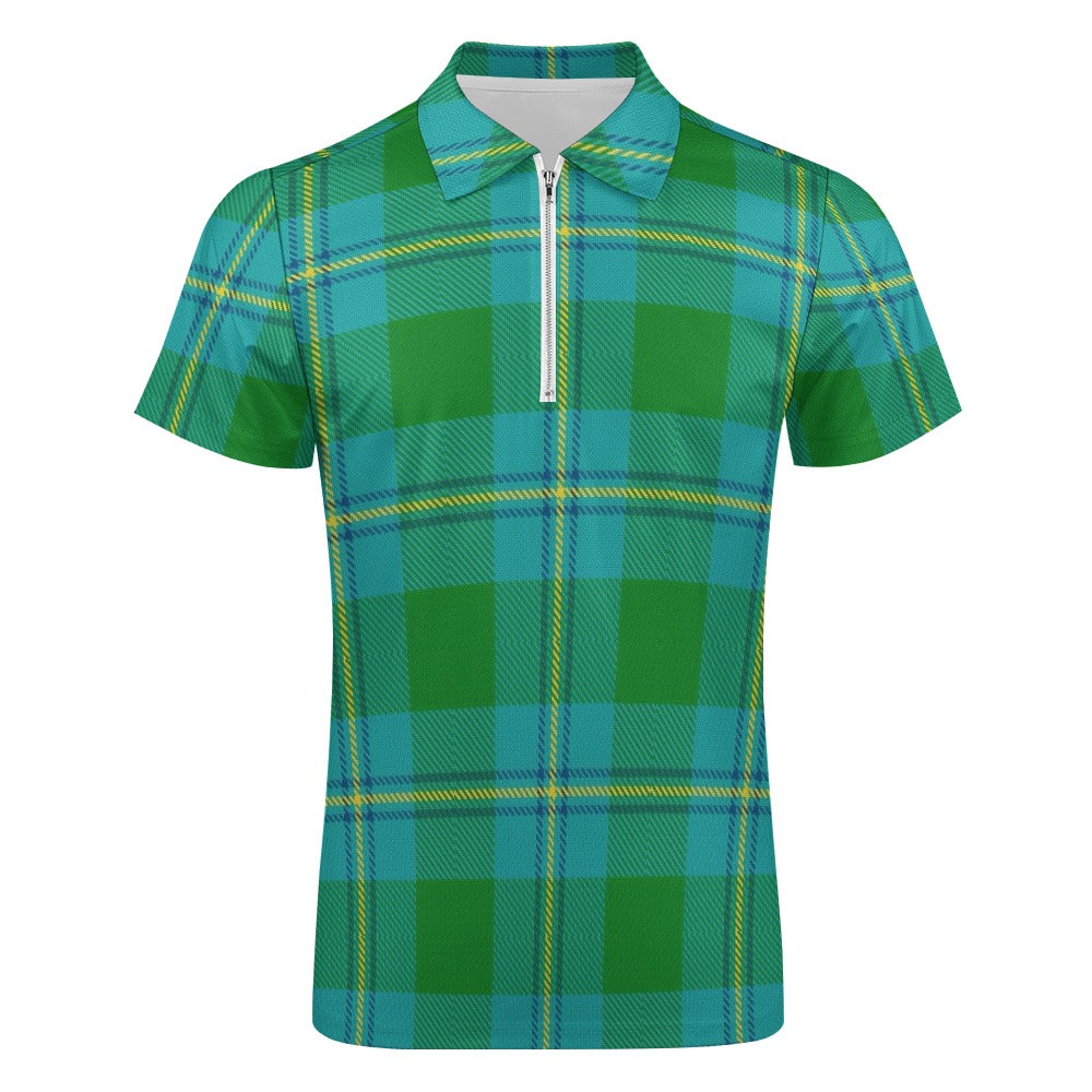 Clan Irving Tartan Short sleeve polo shirt