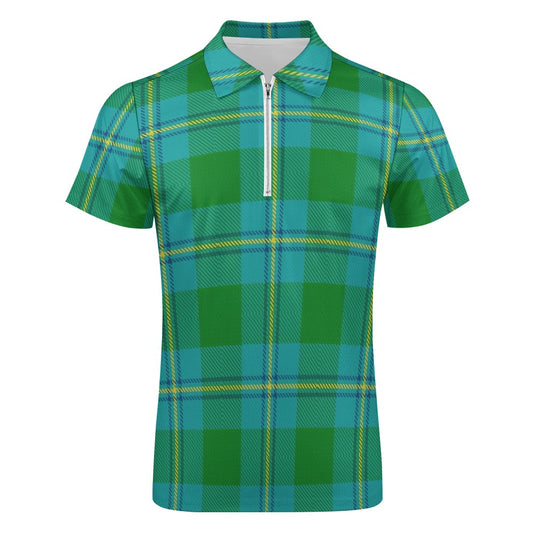 Clan Irving Tartan Short sleeve polo shirt