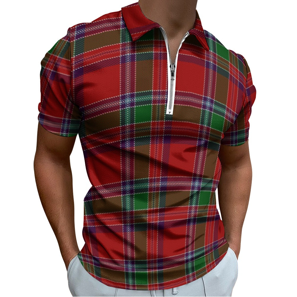 Clan Birrell Tartan Short sleeve polo shirt