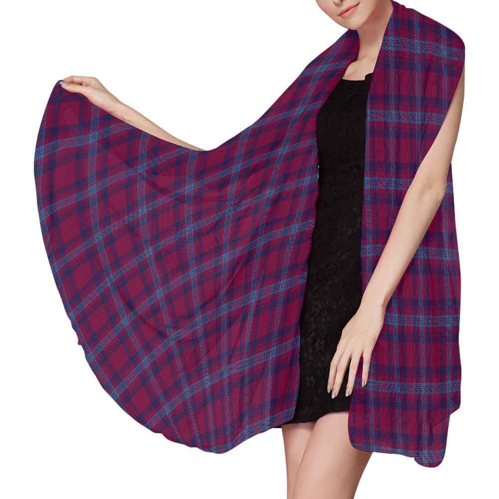 Clan Bennet Tartan Chiffon Scarf