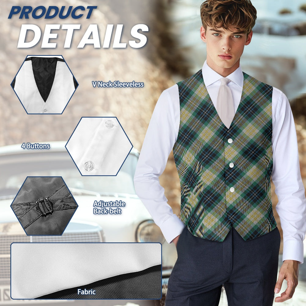 Clan Fitzpatrick Tartan Bias Suit vest jacket
