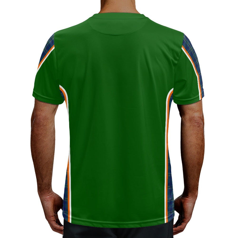 Irish County Fermanagh Tartan Strip Football Shirt