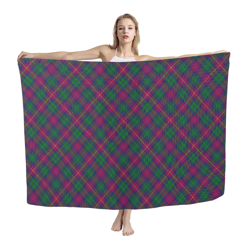 Clan Cairns Tartan Bias Chiffon Scarf