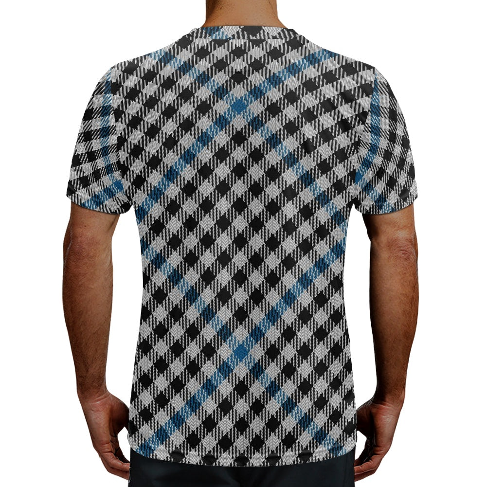 Clan Gladstone Tartan Football Shirt