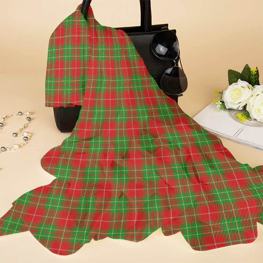 Clan Burnett Tartan Chiffon Scarf